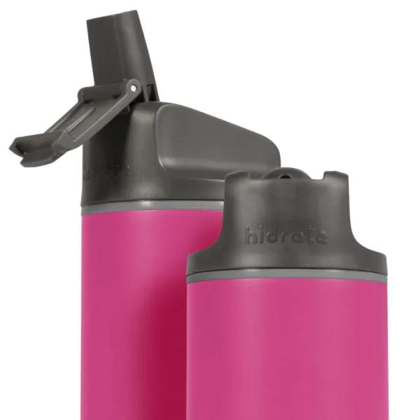 HidrateSpark – nerezová múdra fľaša so slamkou, 620 ml, Bluetooth tracker, ružová HI-007-015