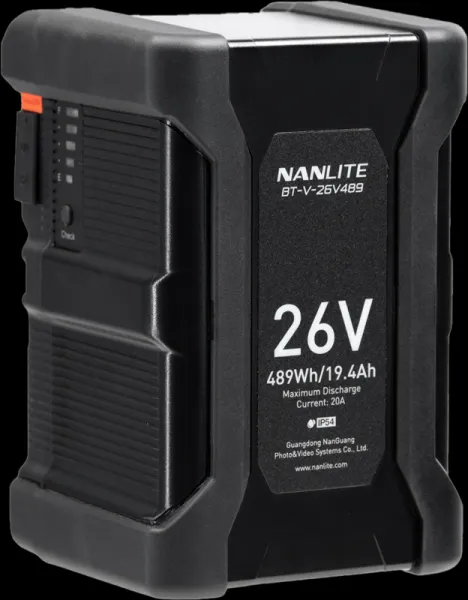 Nanlite battery V-mount 26V 489WH