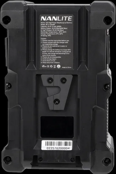 Nanlite battery V-mount 26V 489WH