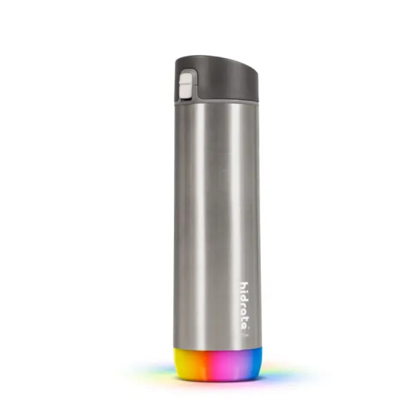HidrateSpark – nerezová múdra fľaša, 620 ml, Bluetooth tracker, nerezová HI-006-011