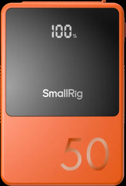 Batéria SmallRig 4871 V-Mount Mini VB50 (oranžová)