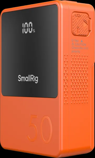Batéria SmallRig 4871 V-Mount Mini VB50 (oranžová)