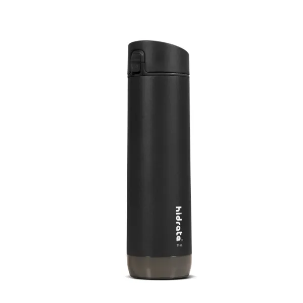 HidrateSpark – nerezová múdra fľaša, 620 ml, Bluetooth tracker, čierna HI-006-012