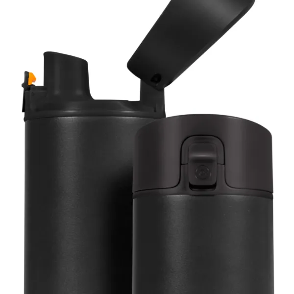HidrateSpark – nerezová múdra fľaša, 620 ml, Bluetooth tracker, čierna HI-006-012
