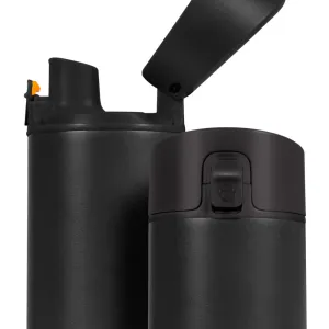 HidrateSpark – nerezová múdra fľaša, 620 ml, Bluetooth tracker, čierna HI-006-012
