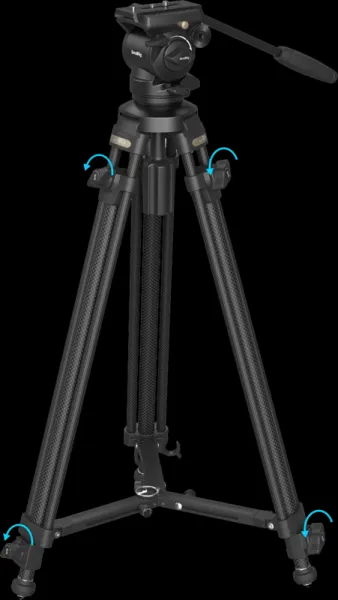 SmallRig 4685 ľahká súprava video statívu z uhlíkových vlákien AD-50