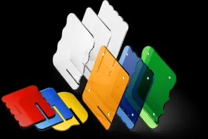 Polaroid Coloured Acrylic Photo Frames 3 Pack