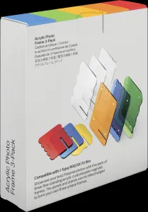 Polaroid Coloured Acrylic Photo Frames 3 Pack