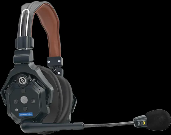 Hollyland Solidcom C1 Pro Wireless Stereo Remote Headset Double-Ear Version