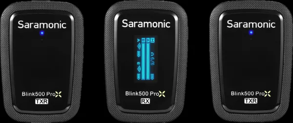 Saramonic Blink 500 ProX B2R 2,4 GHz dvojkanálový bezdrôtový mikrofónový systém s nabíjacím puzdrom