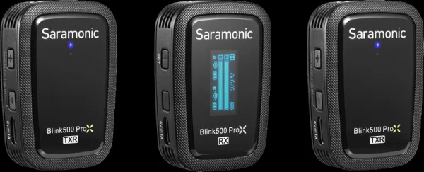 Saramonic Blink 500 ProX B2R 2,4 GHz dvojkanálový bezdrôtový mikrofónový systém s nabíjacím puzdrom