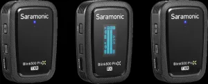 Saramonic Blink 500 ProX B2R 2,4 GHz dvojkanálový bezdrôtový mikrofónový systém s nabíjacím puzdrom