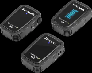 Saramonic Blink 500 ProX B2R 2,4 GHz dvojkanálový bezdrôtový mikrofónový systém s nabíjacím puzdrom