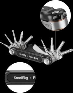 SmallRig 4814 x FILM RIOT Súprava skladacích kľúčov 10 v 1 s viacuhlovým polohovaním Zelená