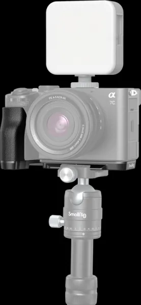 SmallRig 4797 montážna doska v tvare L so silikónovou rukoväťou pre Sony Alpha 7C II / Alpha 7CR