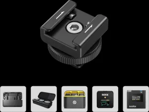 Podpora bezdrôtového mikrofónu SmallRig 4822 s držiakom Cold Shoe Mount