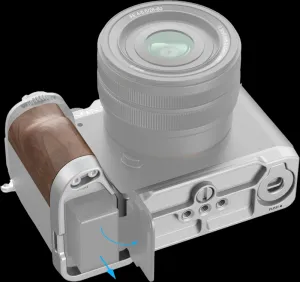 SmallRig 4796 montážna doska v tvare L s drevenou rukoväťou pre Sony Alpha 7C II / Alpha 7CR