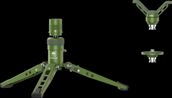 Stolný statív Sirui / Nízkouhlé nožičky pre monopod a pedál pištole v tvare V zelená