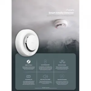 AQARA Smoke Detector (SD-S01D) - Zigbee 3.0 dymový senzor AQARA-SD-S01D-1712