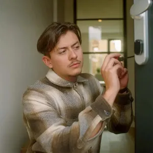 Shelly LOQED Touch Smart Lock Black Edition - Elektronický zámok SHELLY-LOQED-TSL-BE-1792