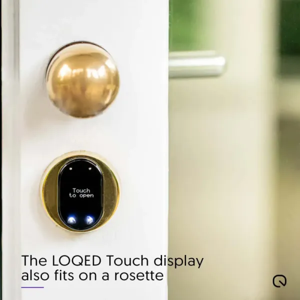 Shelly LOQED Touch Smart Lock Stainless Steel - Elektronický zámok SHELLY-LOQED-TSL-SS-1866