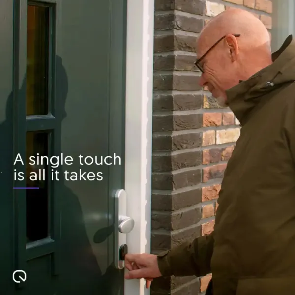 Shelly LOQED Touch Smart Lock Stainless Steel - Elektronický zámok SHELLY-LOQED-TSL-SS-1866