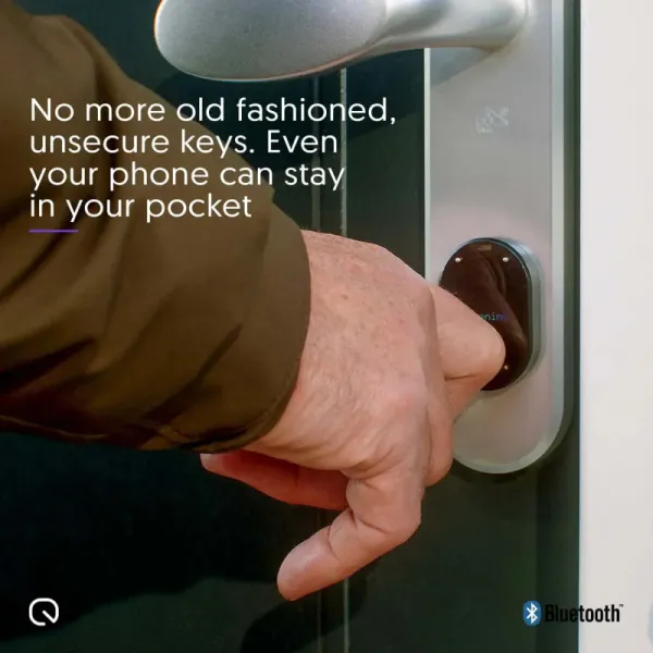 Shelly LOQED Touch Smart Lock Stainless Steel - Elektronický zámok SHELLY-LOQED-TSL-SS-1866