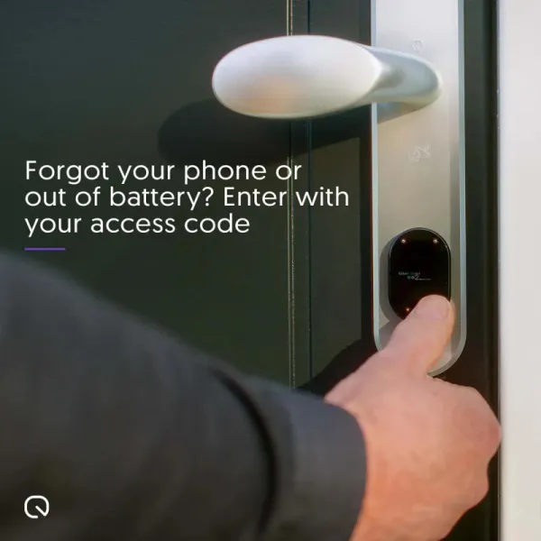 Shelly LOQED Touch Smart Lock Stainless Steel - Elektronický zámok SHELLY-LOQED-TSL-SS-1866