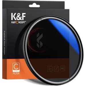 K&F Concept K&F 72MM KU12 Classic Series, modrý povlak, filter HMC CPL, Japan Optics 35729