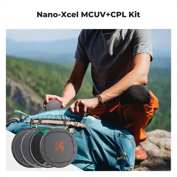 K&F Concept Sada filtrov K&F 52 mm 2 v 1, filtre MCUV+CPL s kovovými krytkami 34971