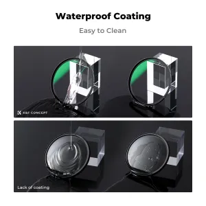 K&F Concept 52MM CPL+MCUV+ND1000+krytka objektívu Kruhový polarizačný filter s ochranou MCUV, neutrálna hustota 40473