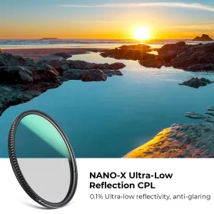 K&F Concept K&F 62MM NANO-X filter CPL s ultranízkym odrazom 35530