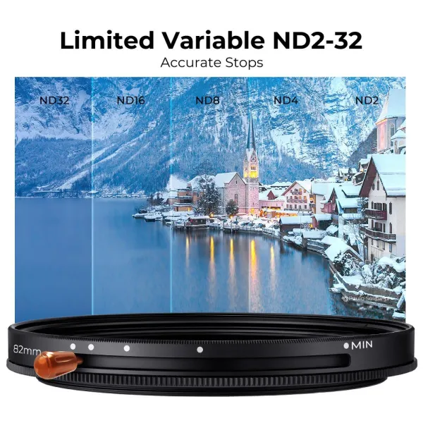 K&F Concept K&F 49mm ND2-32 (1-5 EV) variabilný ND filter a kruhový polarizačný filter CPL 2 v 1 34883
