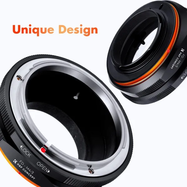 K&F Concept Adaptér objektívu K&F s vysokou presnosťou, FD-M4/3 35200