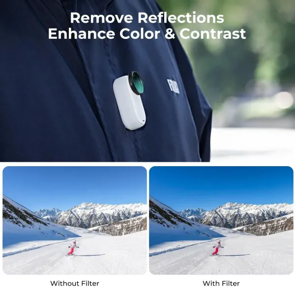 K&F Concept K&F Insta360 GO 3S CPL filter 28 viacvrstvových kruhových polarizačných filtrov 37024