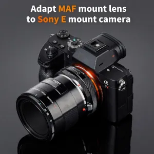 K&F Concept Adaptér objektívu K&F s vysokou presnosťou, MAF-NEX 35014