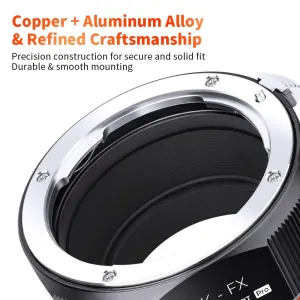 K&F Concept Adaptér objektívu K&F s vysokou presnosťou, PK-FX 35356