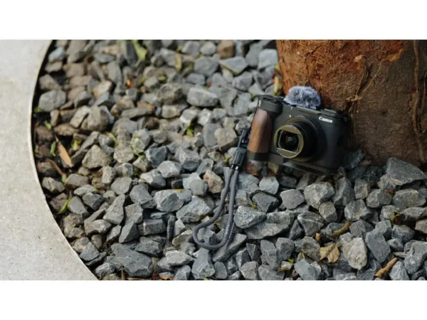 Tilta Montážna doska s dreveným úchopom pre Canon PowerShot V1 - čierna 41500
