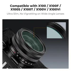 K&F Concept Filter Fujifilm MCUV, čierny, povrchová úprava objektívu HD, vodeodolný a odolný voči poškriabaniu 38443