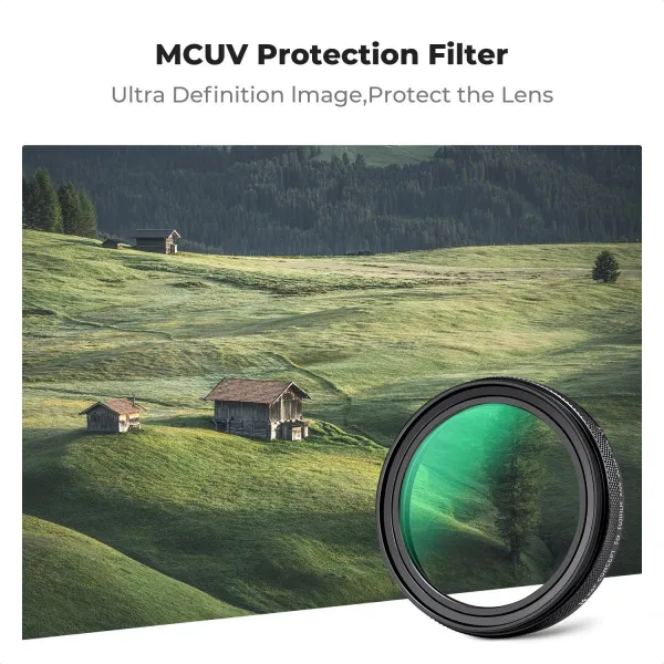 K&F Concept Filter Fujifilm MCUV, čierny, povrchová úprava objektívu HD, vodeodolný a odolný voči poškriabaniu 38443