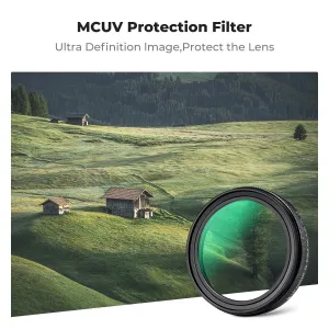K&F Concept Filter Fujifilm MCUV, čierny, povrchová úprava objektívu HD, vodeodolný a odolný voči poškriabaniu 38443