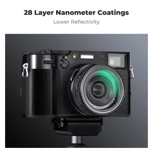 K&F Concept Filter Fujifilm MCUV, čierny, povrchová úprava objektívu HD, vodeodolný a odolný voči poškriabaniu 38443