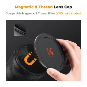K&F Concept Sada magnetických filtrov objektívu 72 mm CPL+ND8+ND64+magnetický adaptérový krúžok+magnetický kryt objektívu 5 palcov 41608