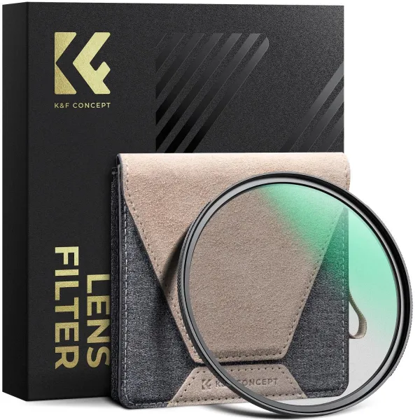 K&F Concept 67 mm, mosadzný rám NANO-X Pro, čierna hmla 1/4, optické sklo, ultra číre, potiahnuté ultra... 41741