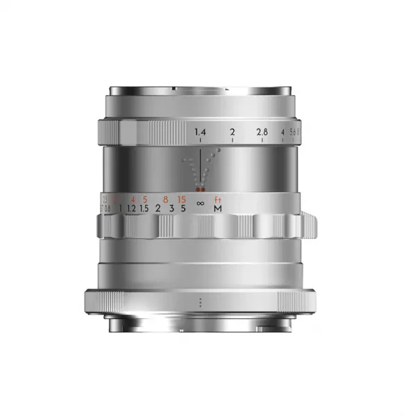 DZO Optics Objektív Thypoch Full-frame pre fotografovanie Simera 50 mm f/1,4 pre bajonet Nikon Z_strieborný 42093
