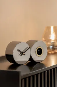 Kukučkové hodiny Karlsson Duo Cuckoo Plated
