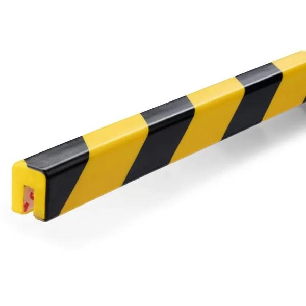 Durable Ochrana hrany profil E8, žlto-čierna, samolepiaca