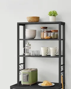 SONGMICS Kuchynský regál Vasagle Vogues 60 cm čierny