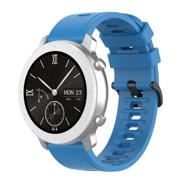 BStrap Silicone V3 remienok na Xiaomi Amazfit GTR Mini, ocean blue