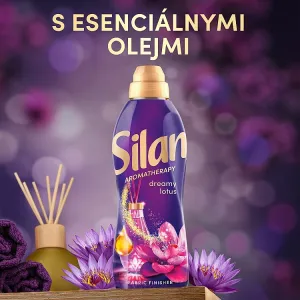 Silan Aromatherapy Dreamy Lotus koncentrovaný avivážny prostriedok na textílie 62 praní 1364 ml